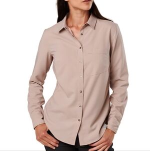 5.11 Tactical Women's Light Tan Button-Down Shirt